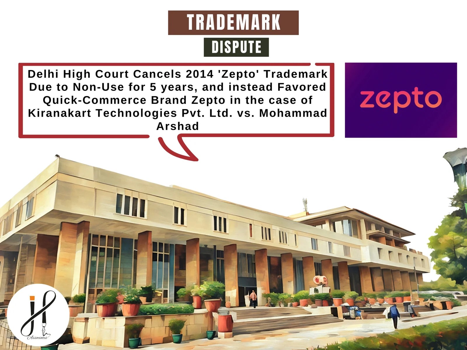 Zepto vs Zepto: Delhi High Court Cancels Trademark for Non-Use Under Section 47(1)(b)
