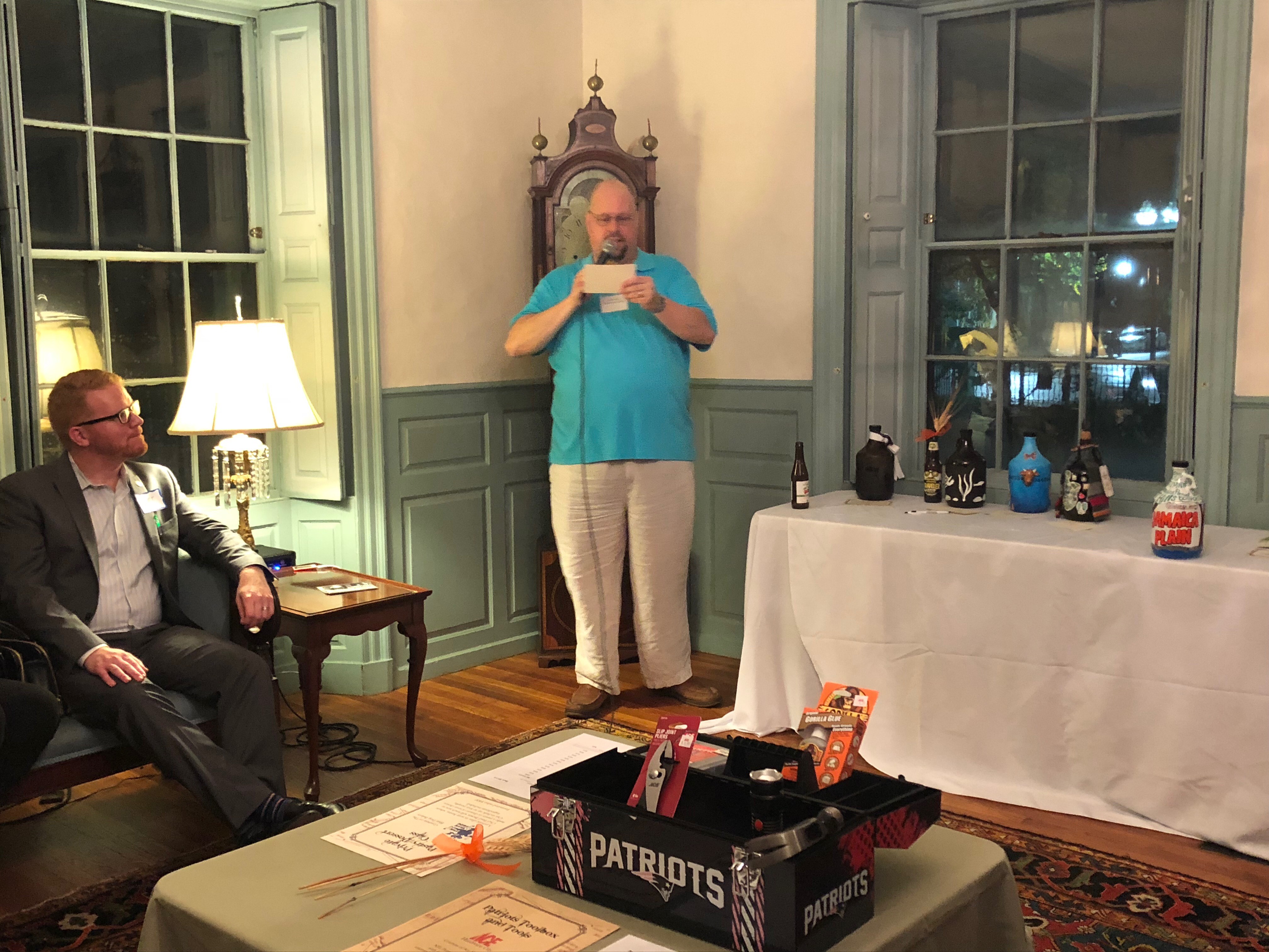 Auctioneer Brad Brown