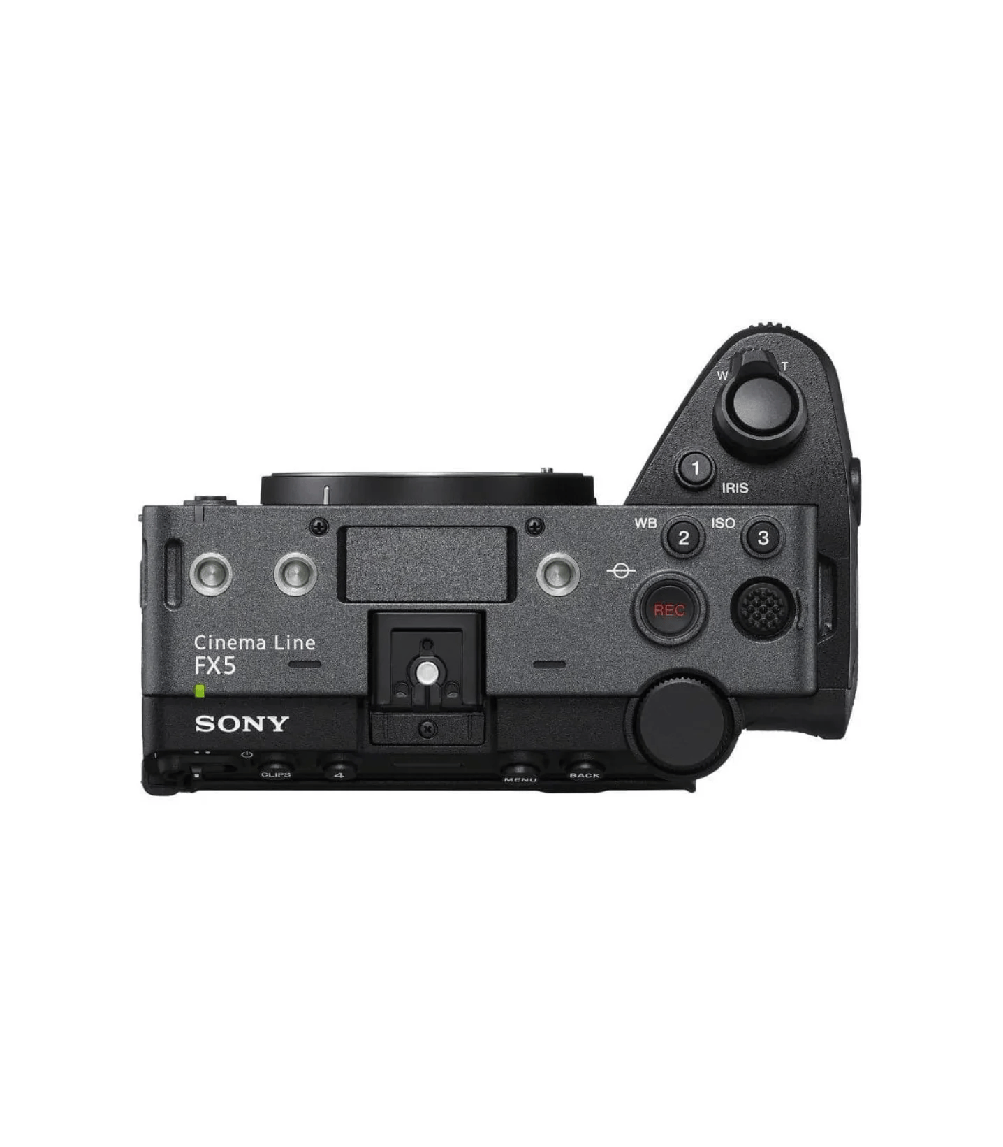 sony fx5 top view