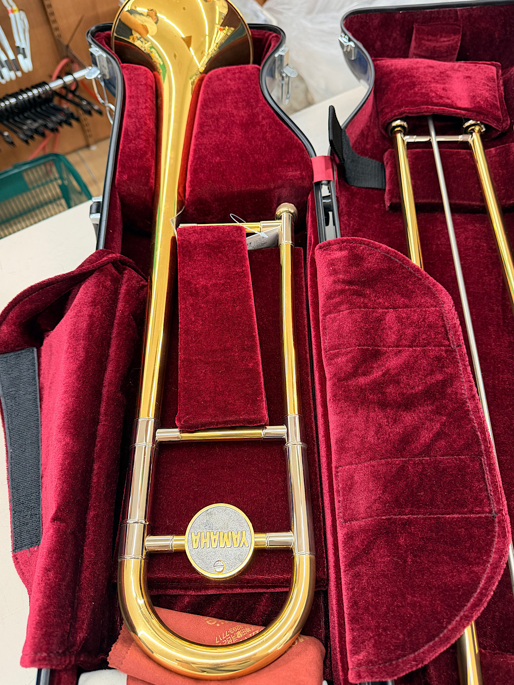 In-Store Shopping for Used Yamaha Trombone