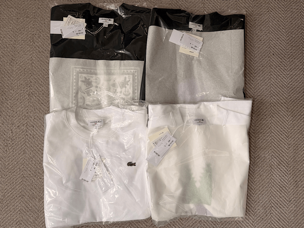 In-store Shopping for Lacoste Harajuku Collaboration T Shirts with yoshi47