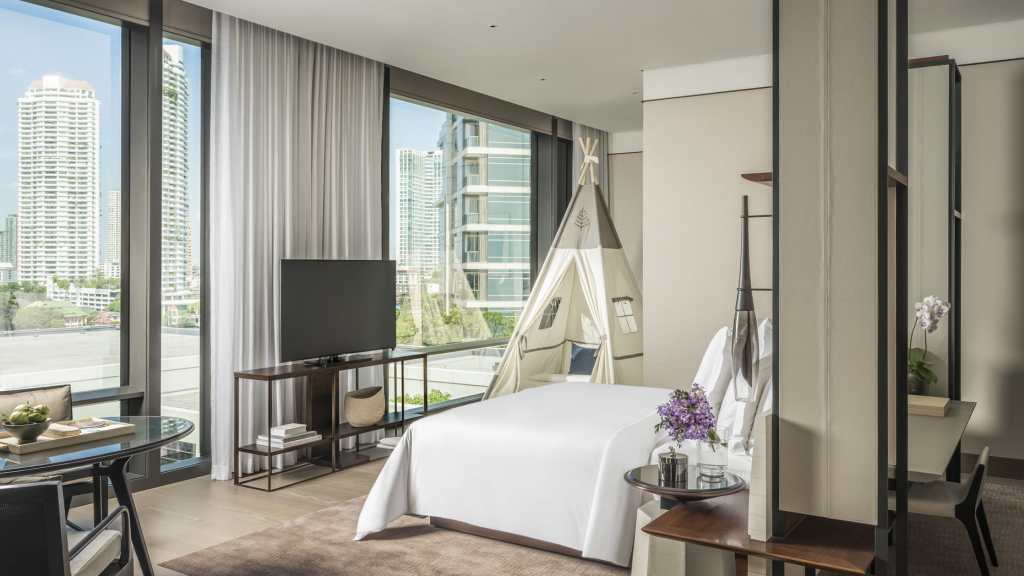 Four Seasons Hotel Bangkok dans la chambre de l'hôtel Zhao Fry River