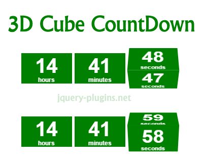 Countdown Cube Jquery Plugin Bypeople - Nature Images - Classic Full HD Collection