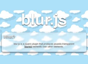 blur jquery plugin js plugins elements produces blurred psuedo transparent