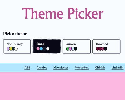 Building An Accessible Theme Picker With Html Css And Javascript By - Best Mountain Pictures in 8K