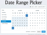 Date Range Picker Javascript Date Range Picker Component Jquery Plugins