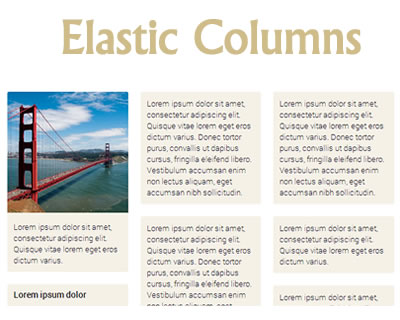 Elastic Columns Jquery Grid Plugin - Premium Minimal Wallpaper Gallery - Ultra HD