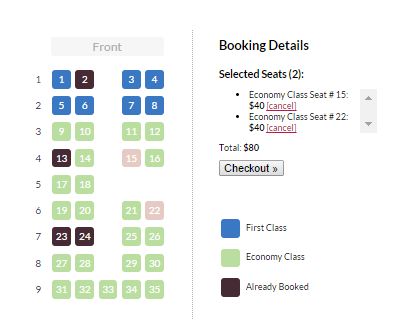 Jquery Seat Charts Goocode - Creative Mobile City Patterns | Free Download