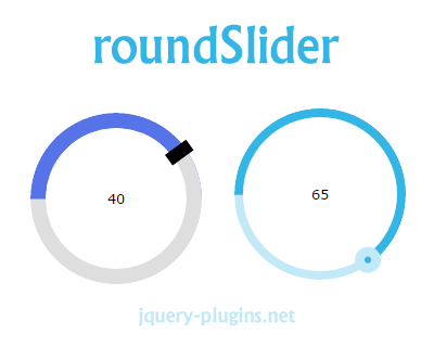 roundSlider – jQuery Circular Range Slider Plugin | jQuery Plugins