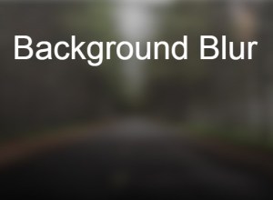 Blur Background Jquery