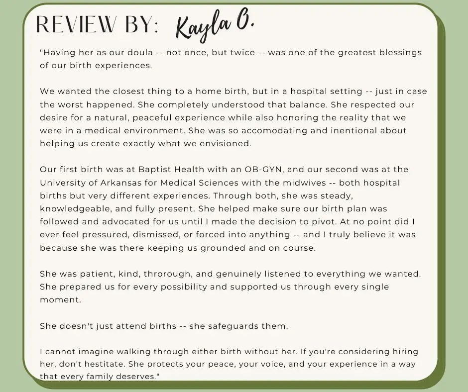 Kayla O Testimony
