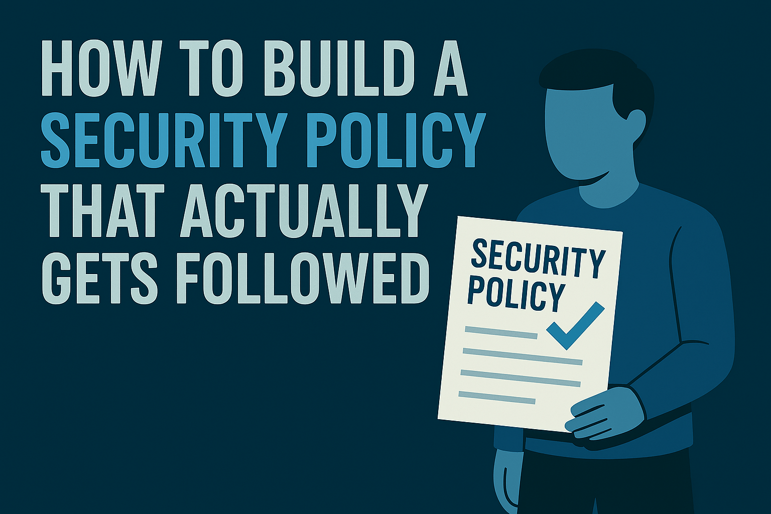 How to Build a Security Policy That Actually Gets Followed