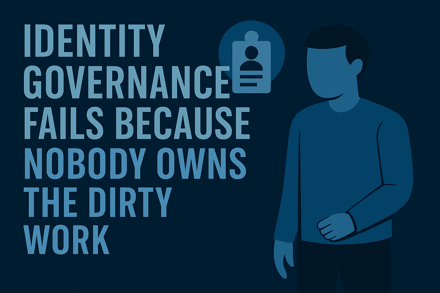 Identity Governance Fails Because Nobody Owns the Dirty Work