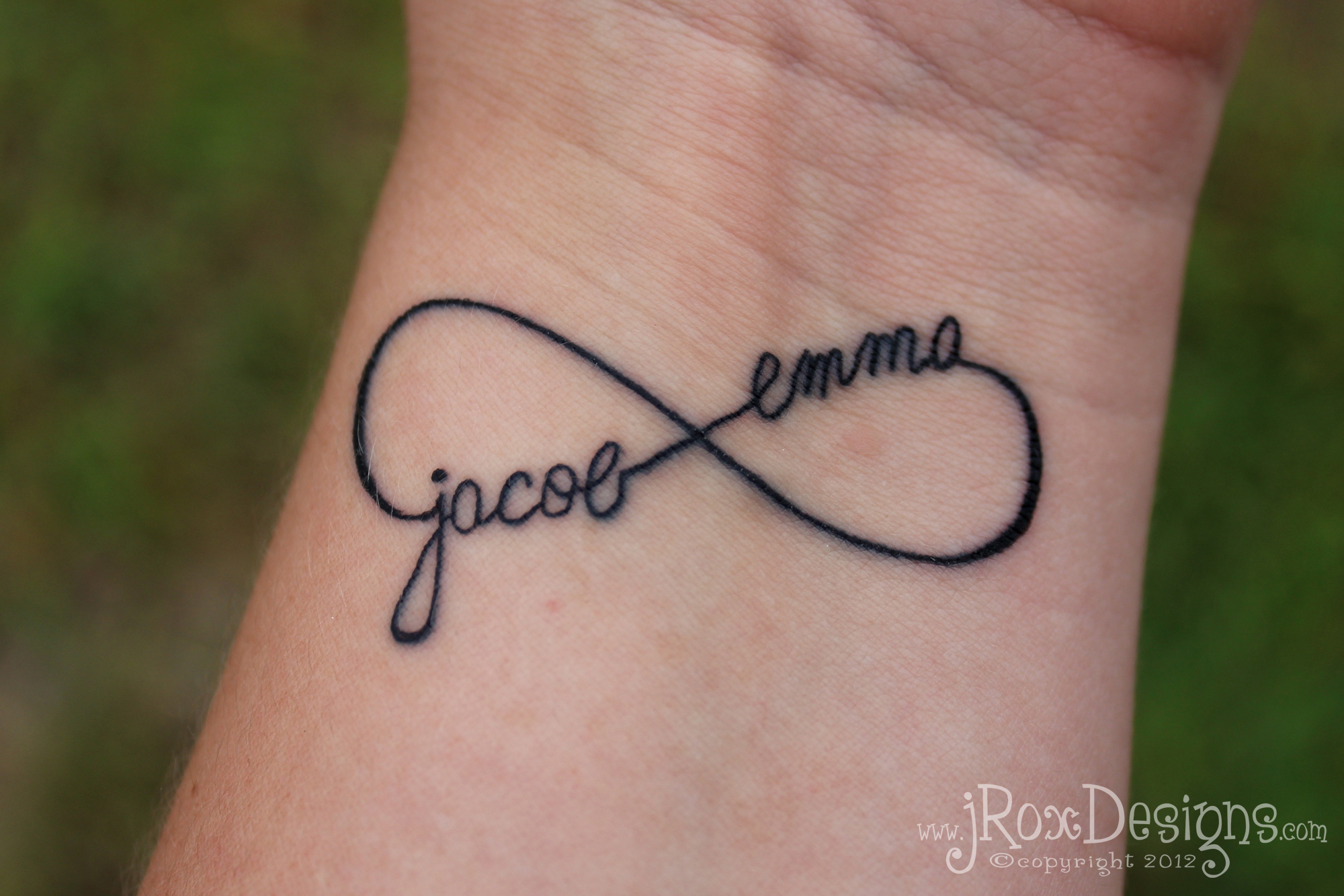 Children S Name Infinity Tattoo Jroxdesigns
