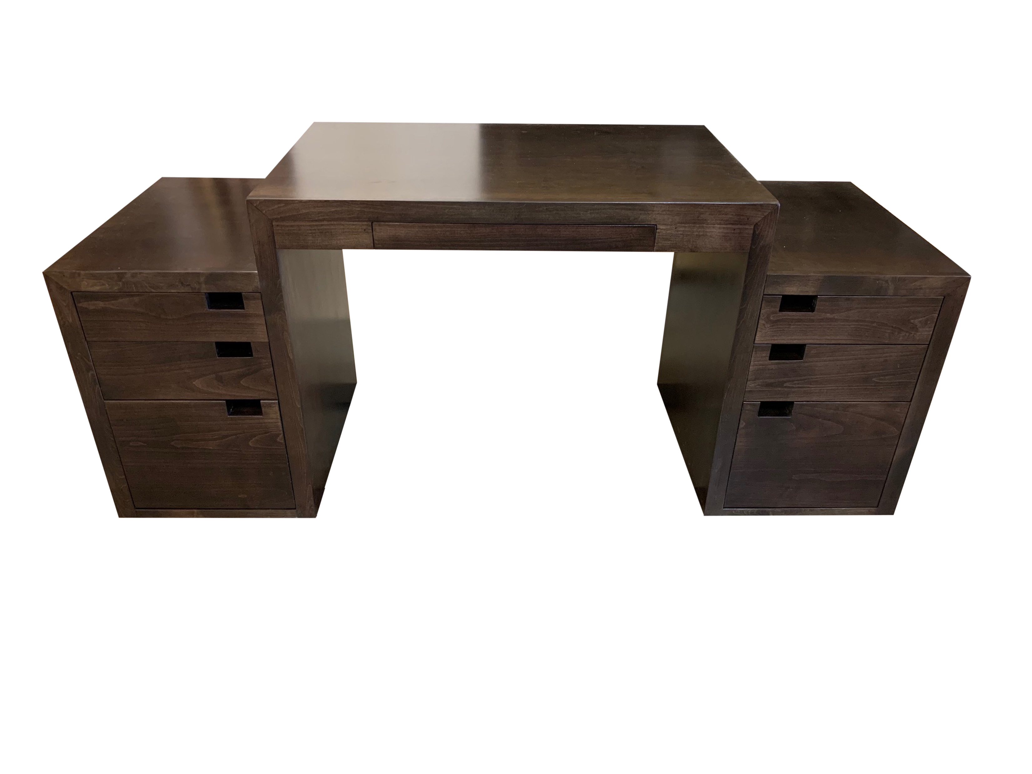 Custom Maple File Drawer Desk