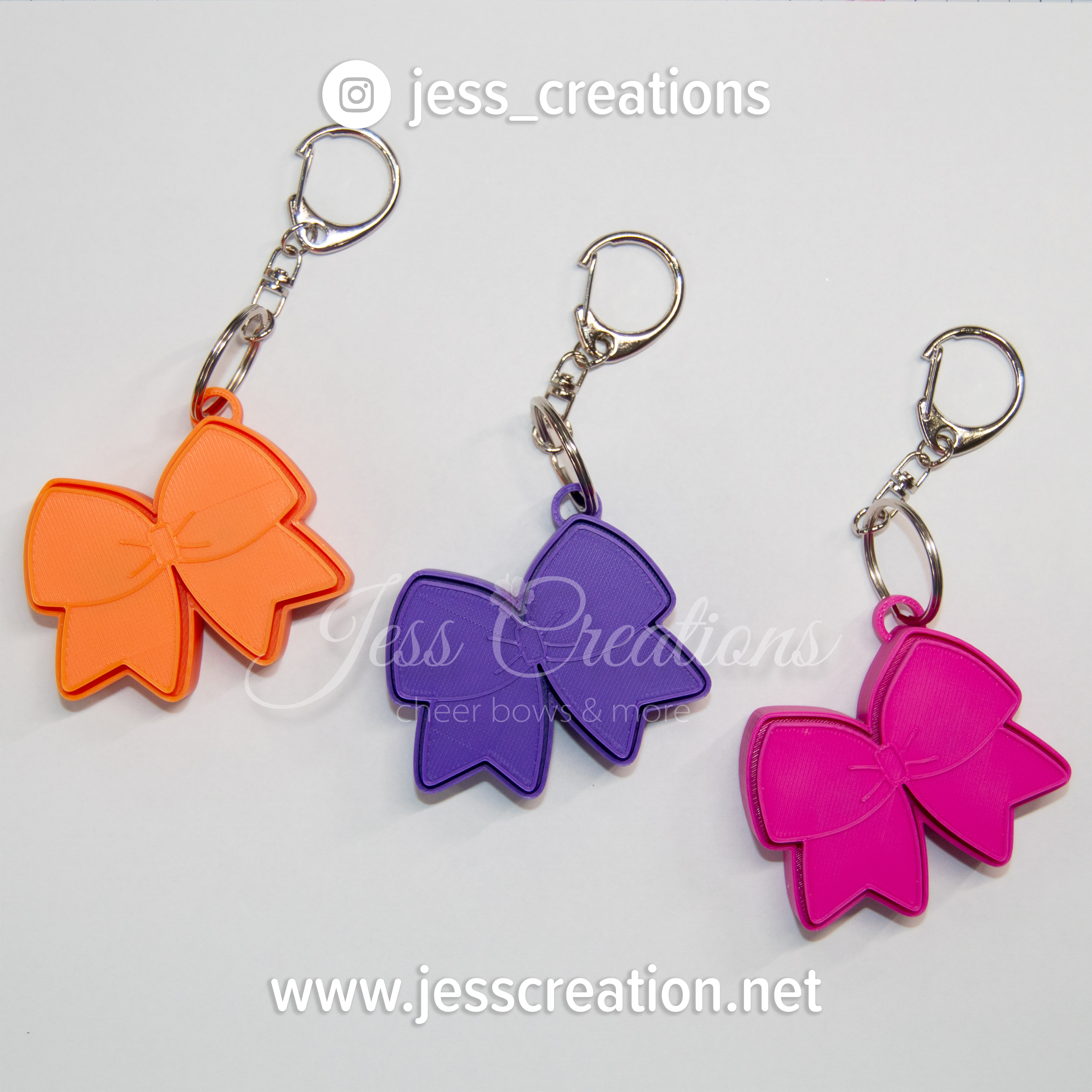 Cheer Bow Fidget Clicker