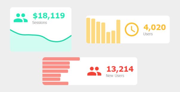 Javascript Bar Column Widget Styling Jscharting - Geometric Design Collection - Ultra HD Quality