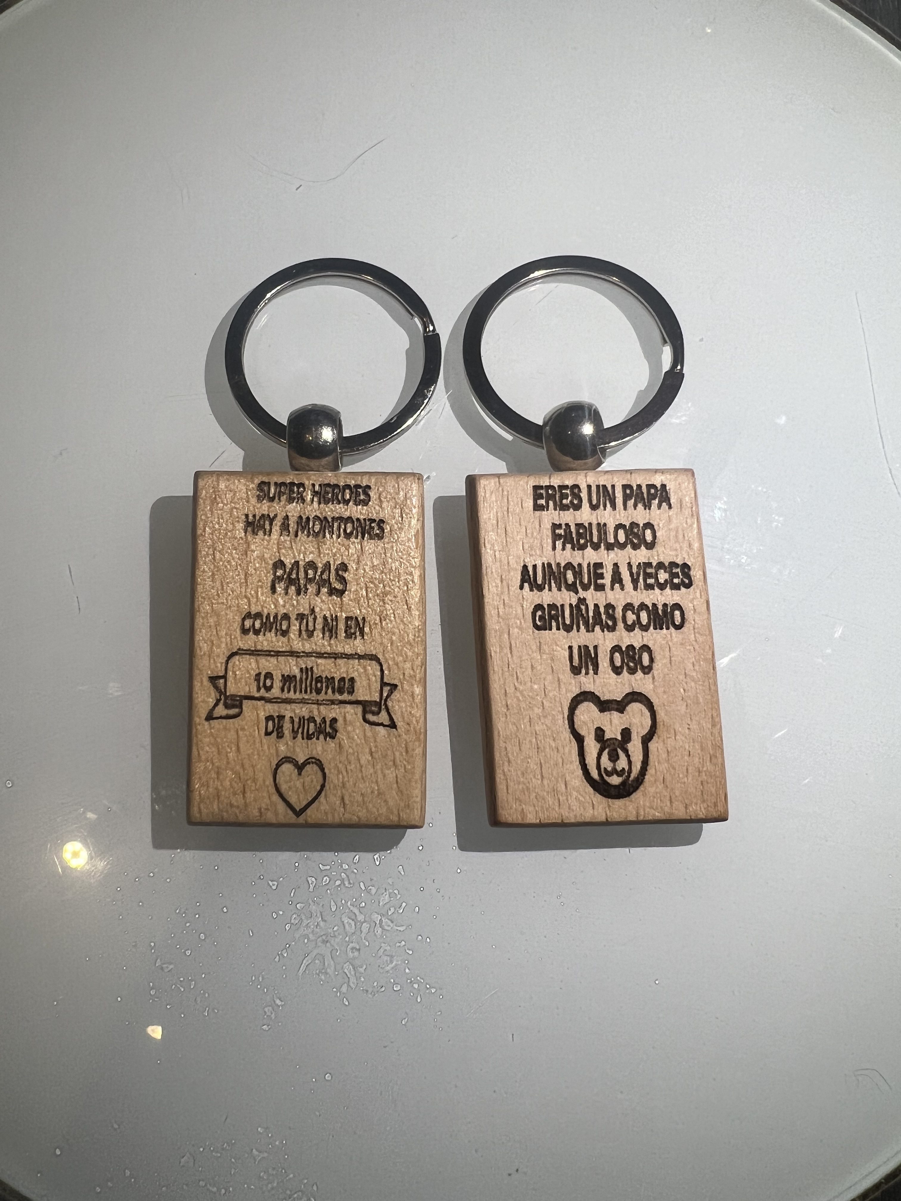 LLaveros de madera