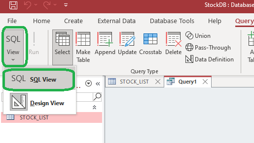 How to import, run sql and export CSV data in Microsoft Access database.
