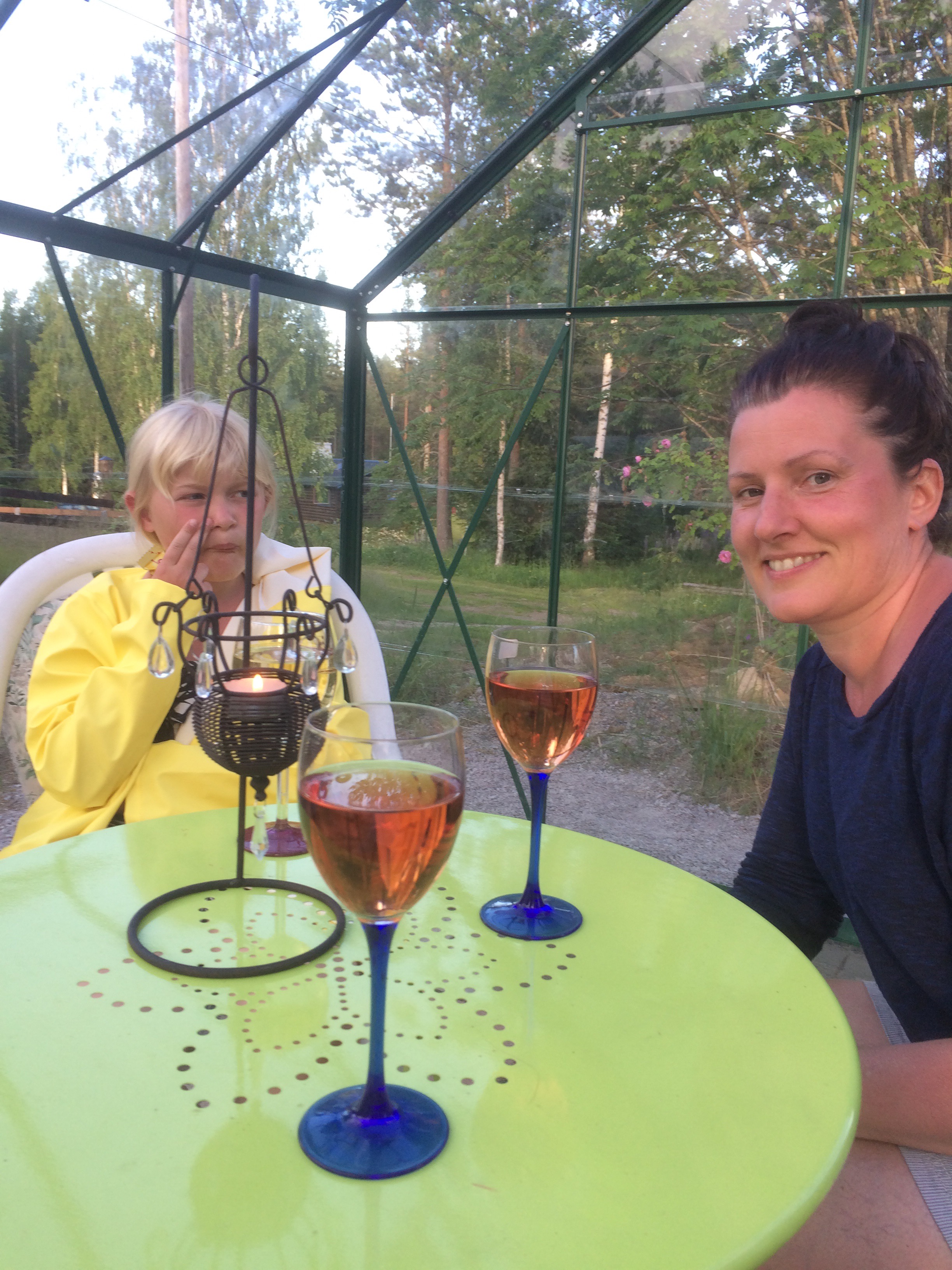 Invigning av växthuset