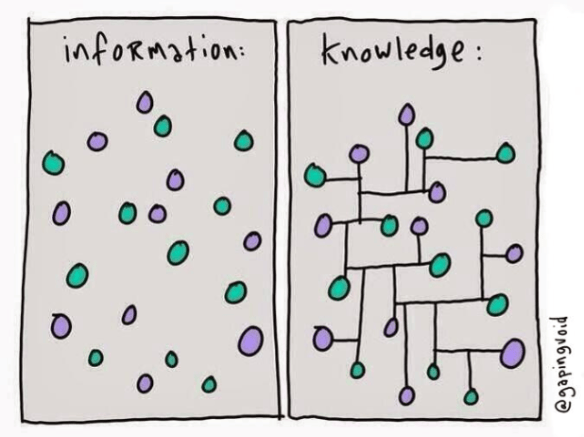 Información frente a conocimiento.