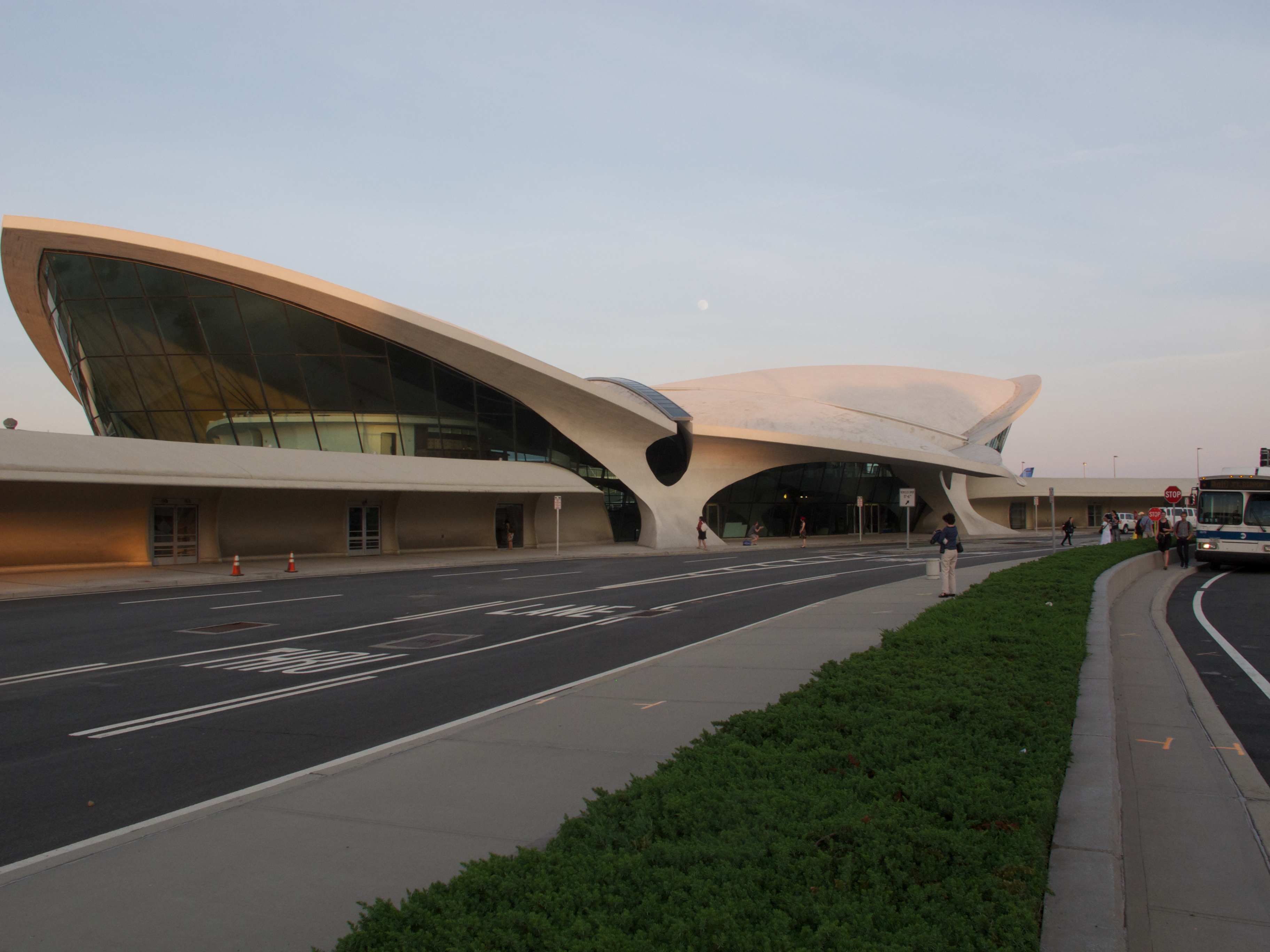 The flight center today at JFK.