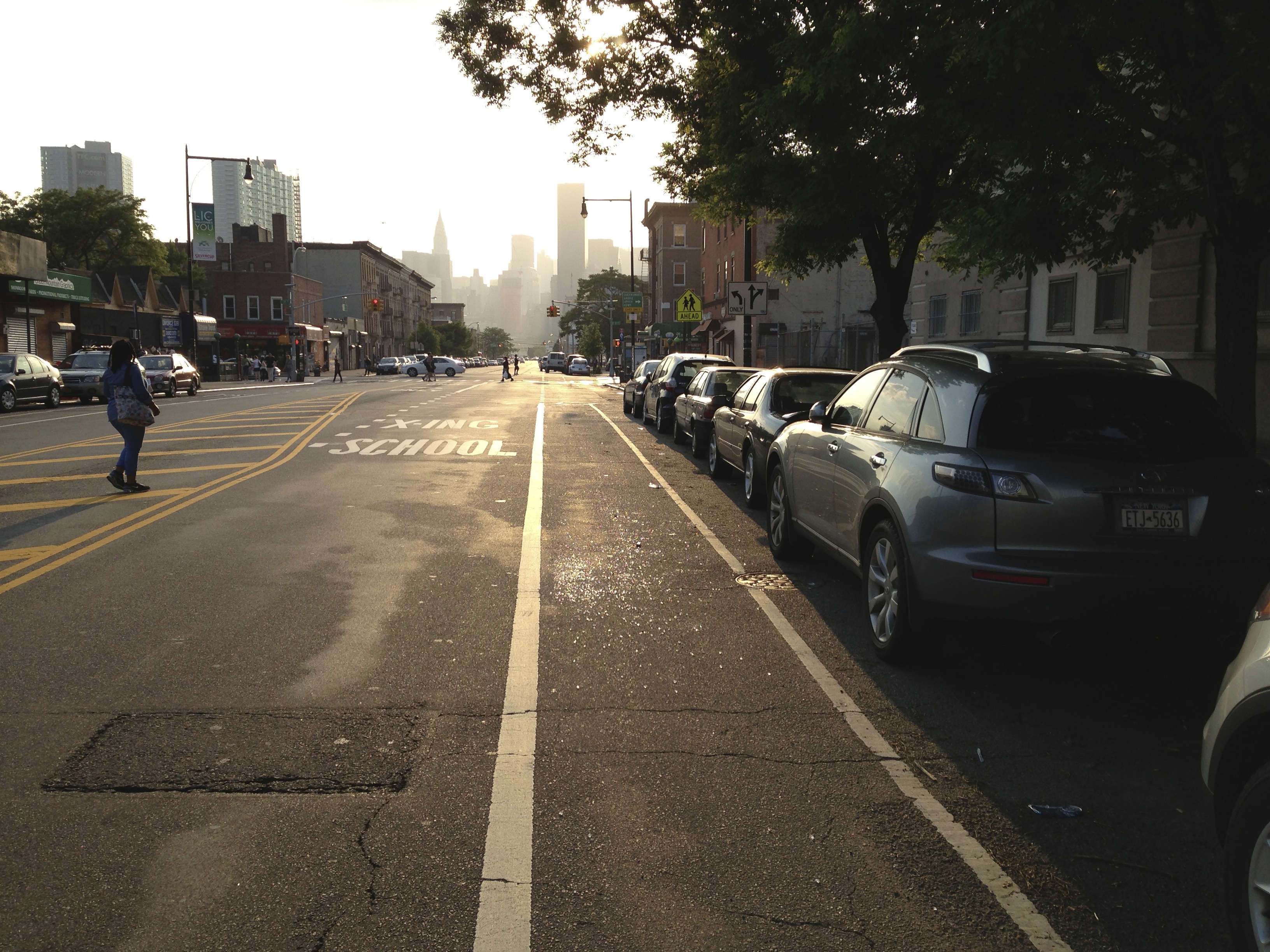Glass in the Bike Lane