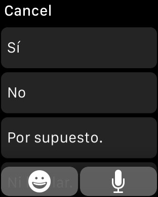 Apple Watch can respond in Spanish to my fluent—and occasionally competent—Hispanophone friends.
