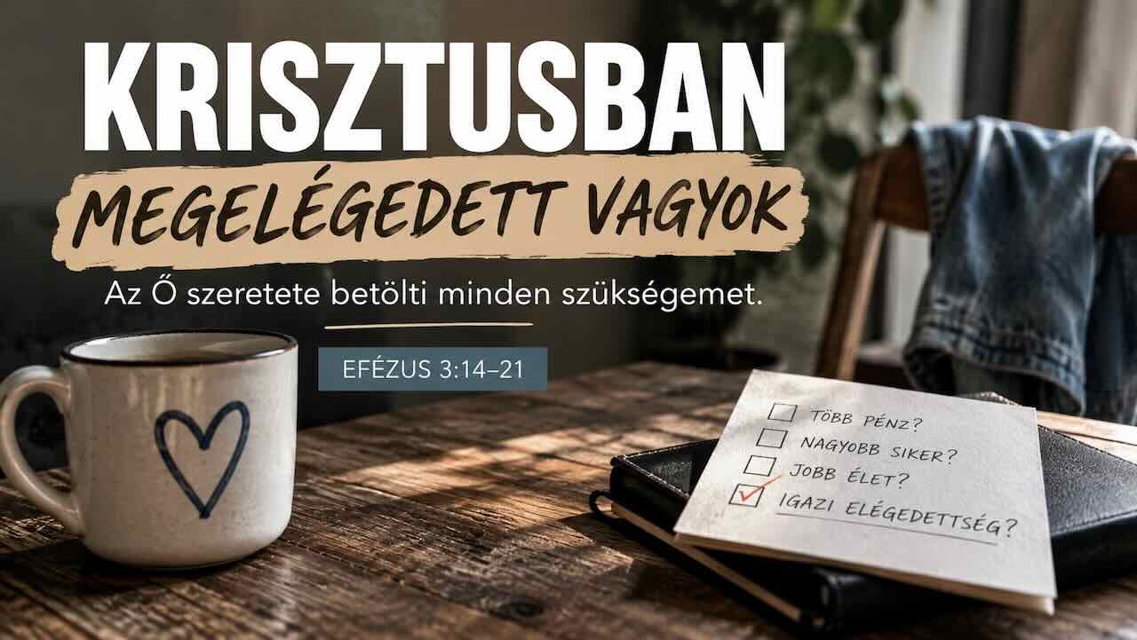 7. KRISZTUSBAN MEGELÉGEDETT VAGYOK