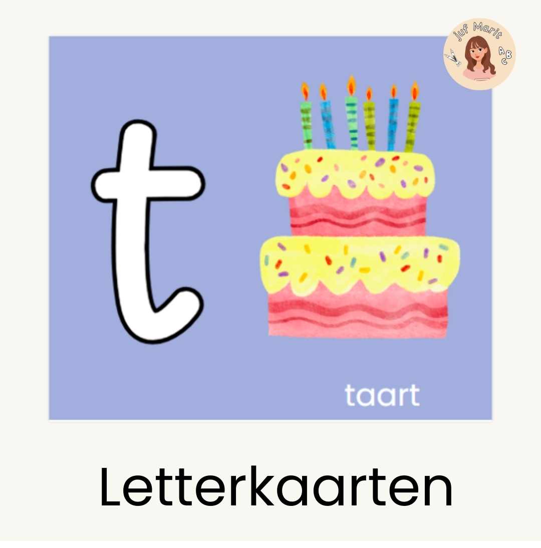 Letterpakket kleuterklas