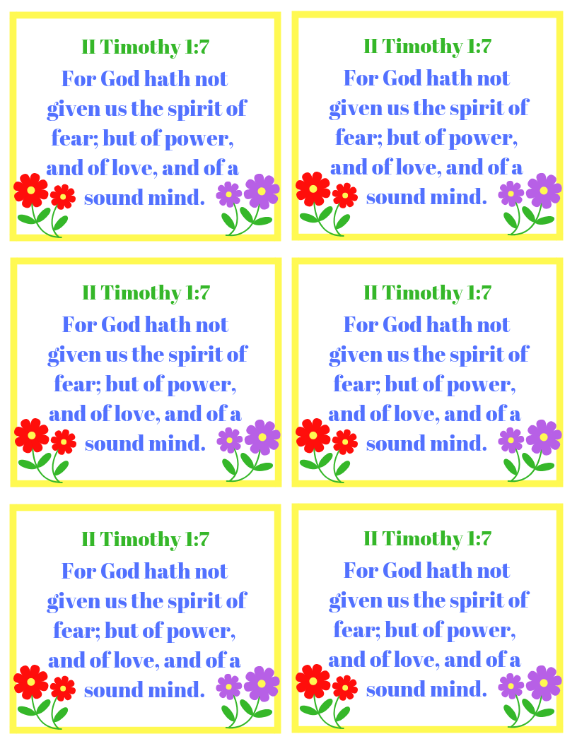 overcoming fear bible study