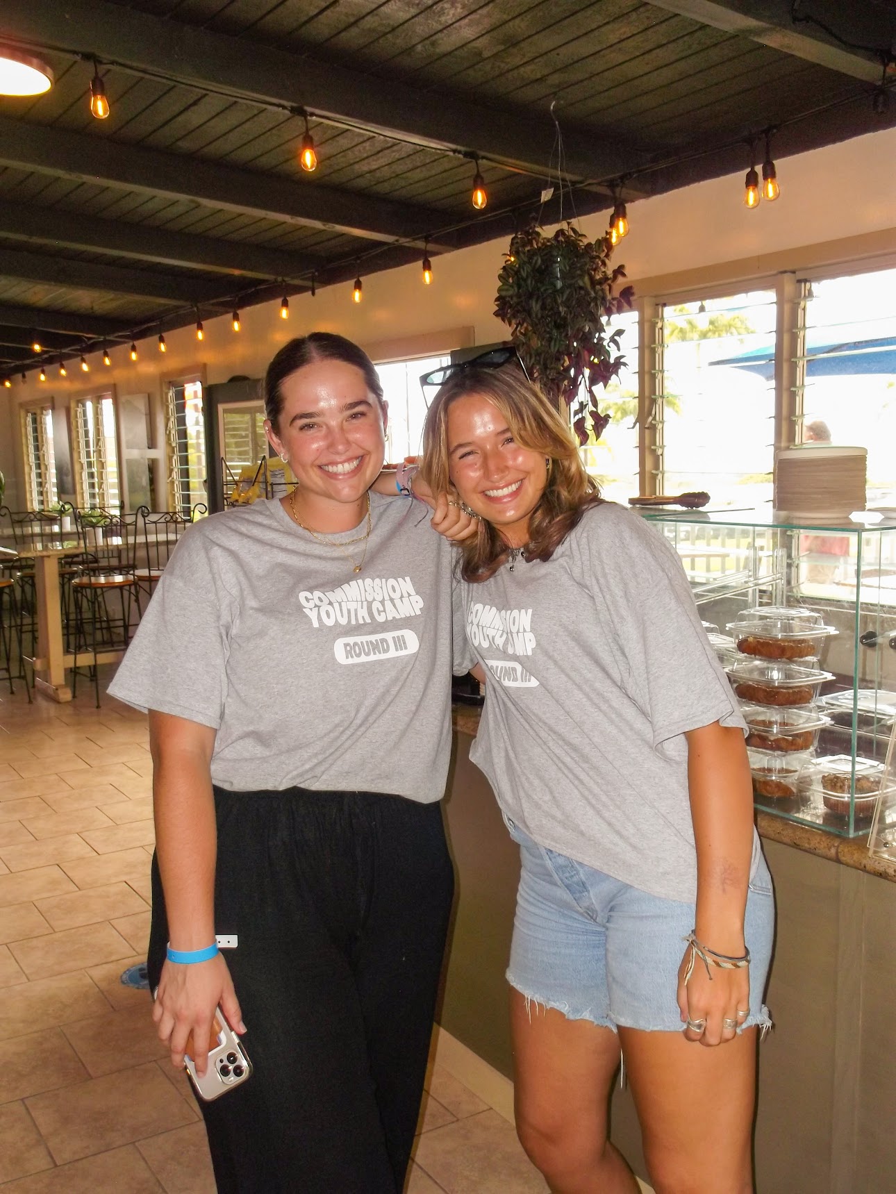 Nissi and me on arrival day for Commission Camp!