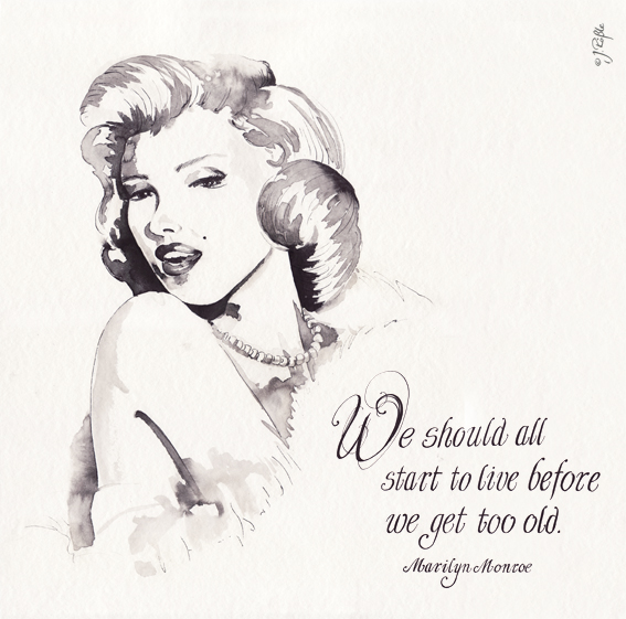 Marilyn Monroe | Talking With The Birds 561_x_567_jpg