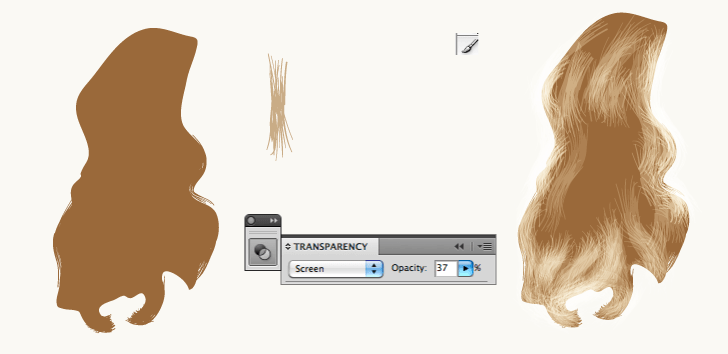 как рисовать волосы в иллюстраторе