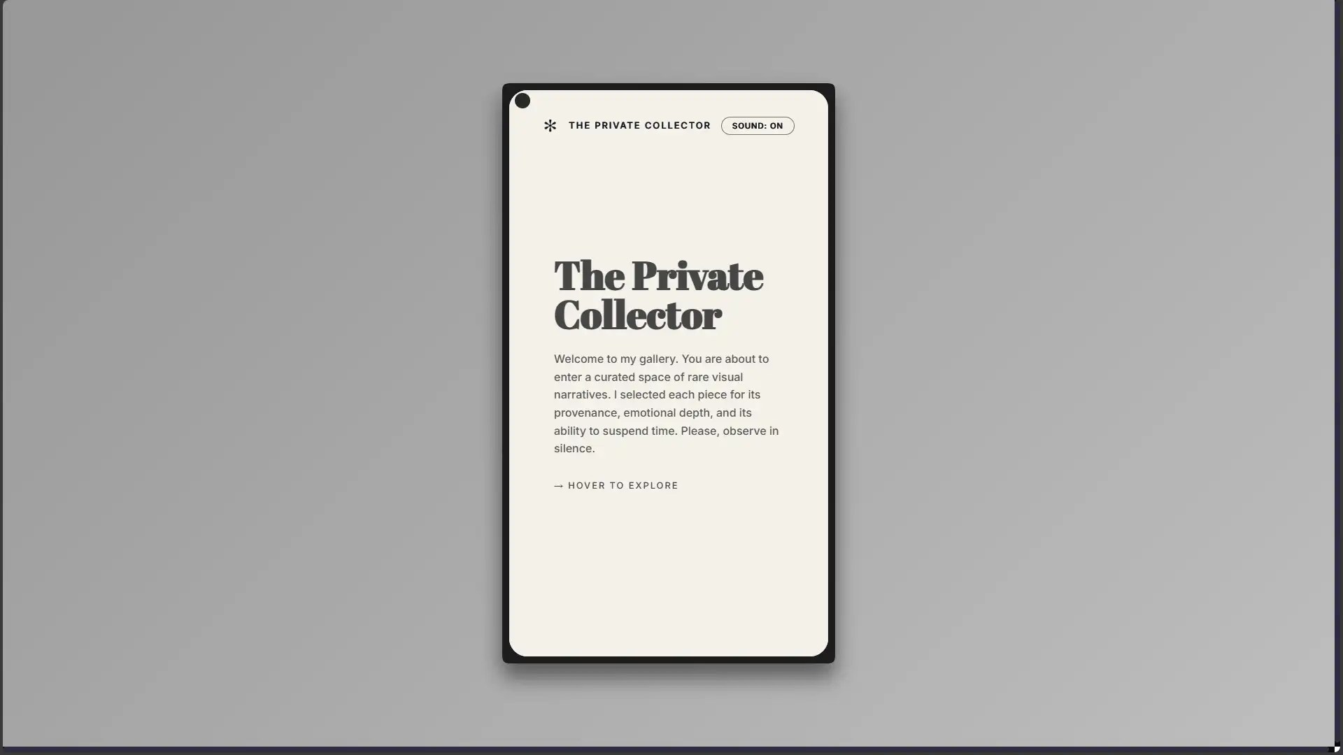 Private Collector - 009