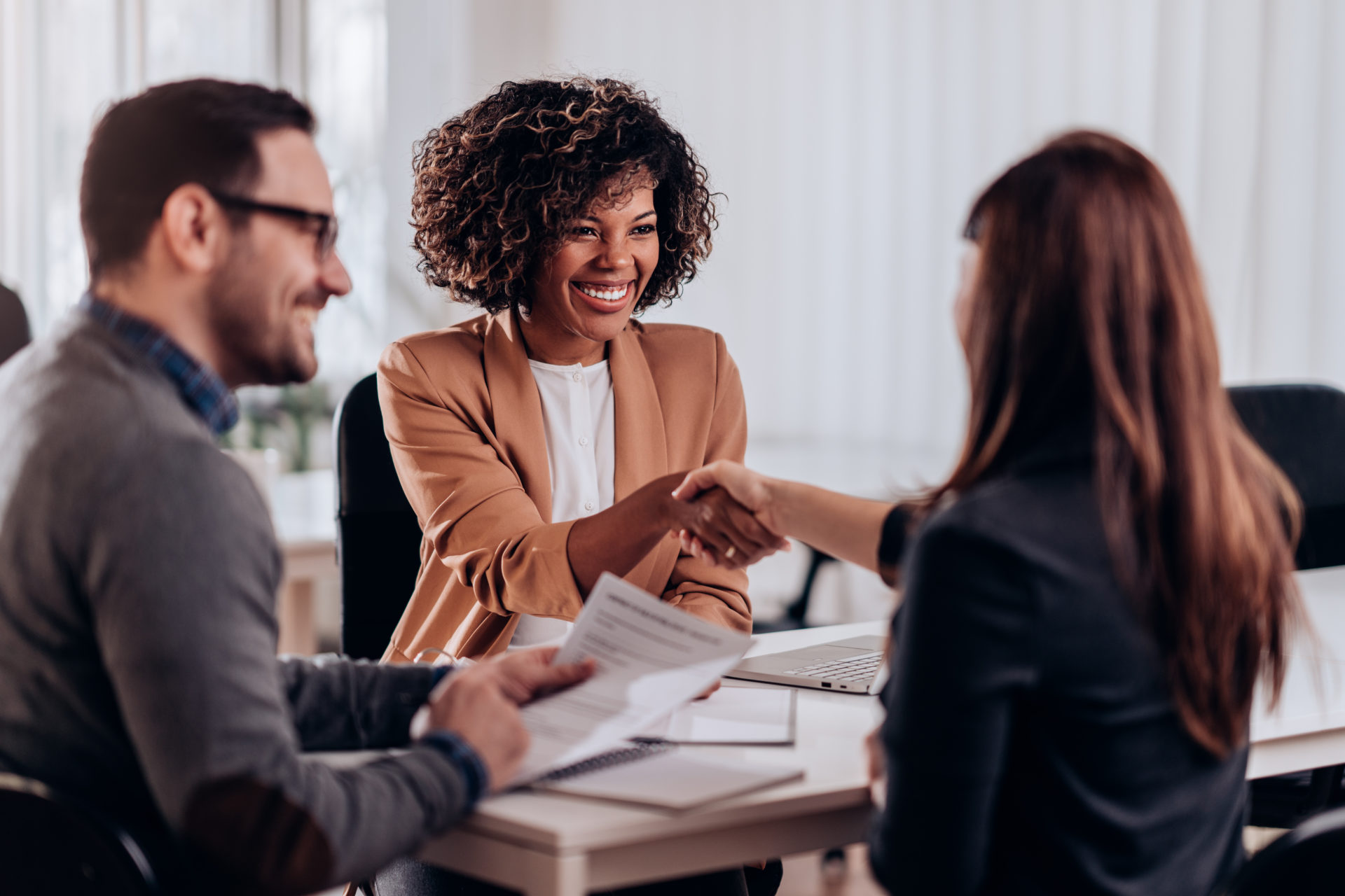 Hiring manager meeting applicant
