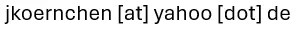 Mail-Adresse der Inhaberin