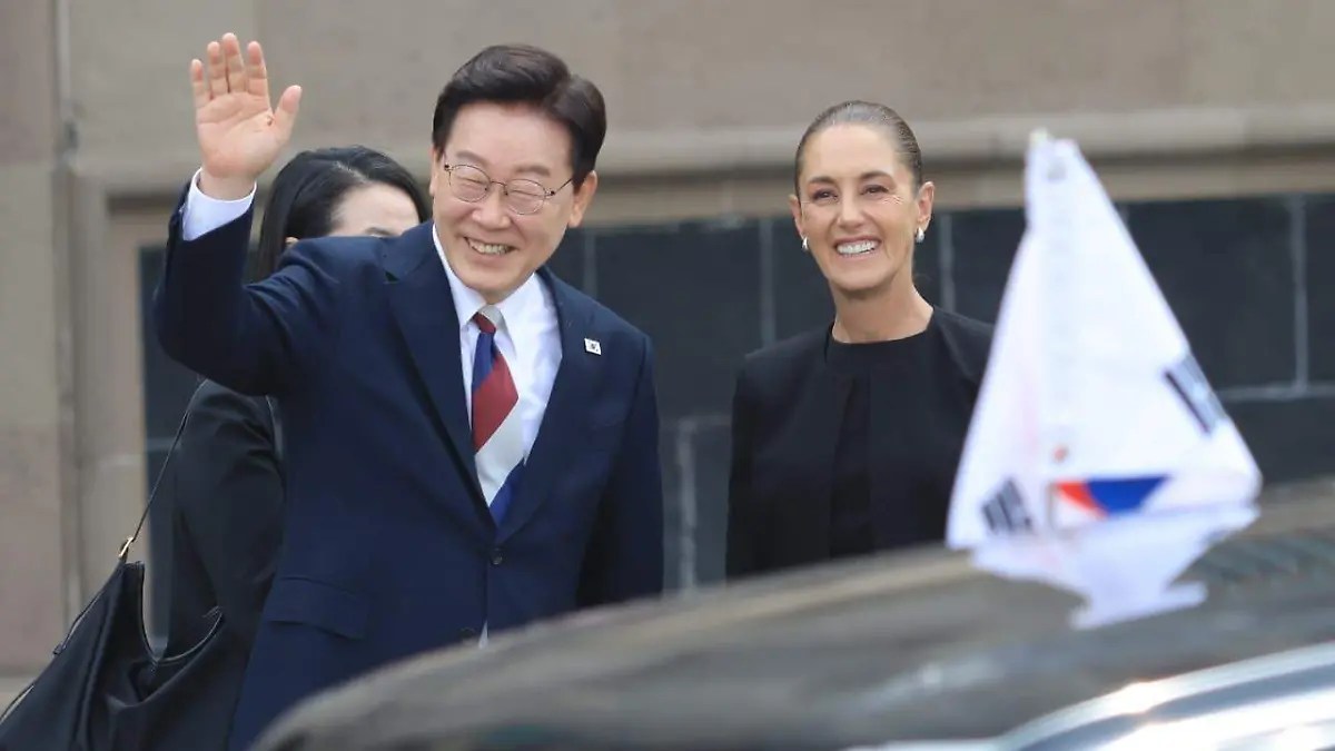 Sheinbaum recibe al presidente surcoreano, Lee Jae-myung, para reunión bilateral en Palacio Nacional (nota de Laura Arana en OEM-Informex)