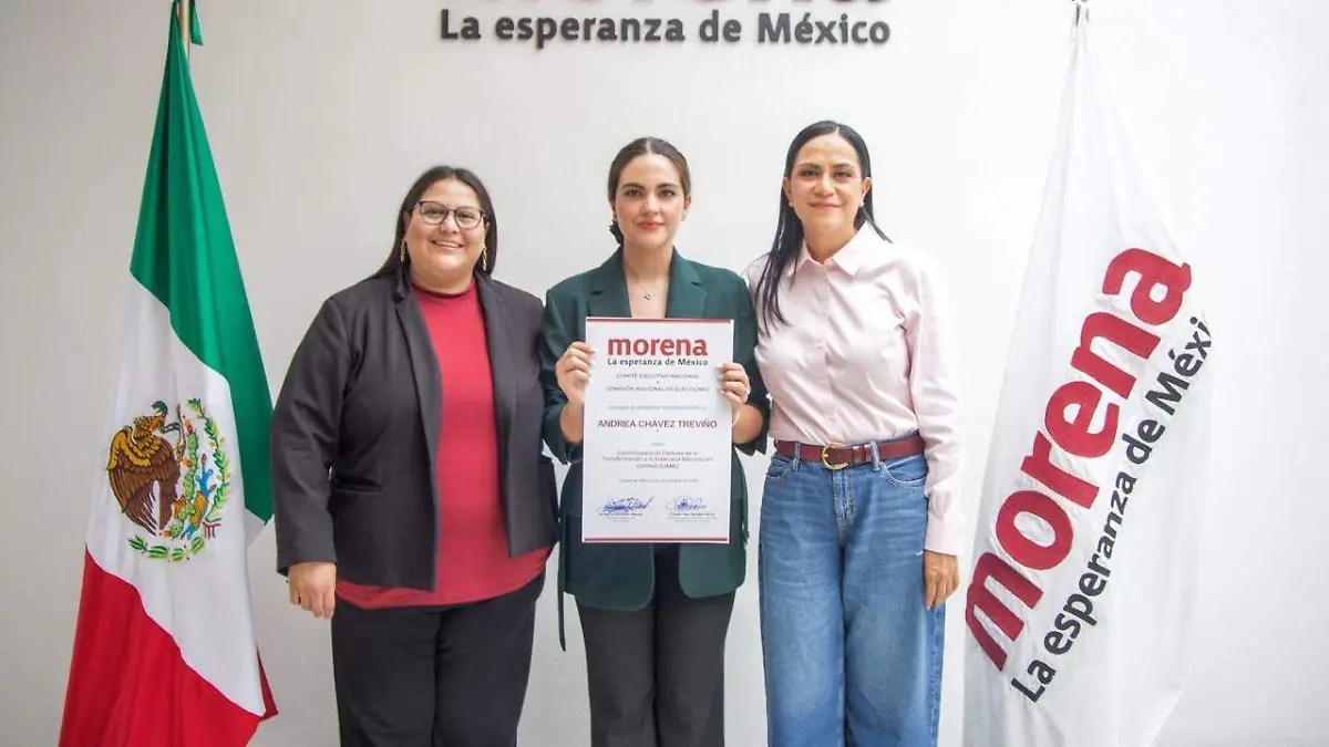 Andrea Chávez asume nueva coordinación de Morena en Ciudad Juárez rumbo a próximos procesos electorales (nota de Karla Carmona en OEM-Informex)