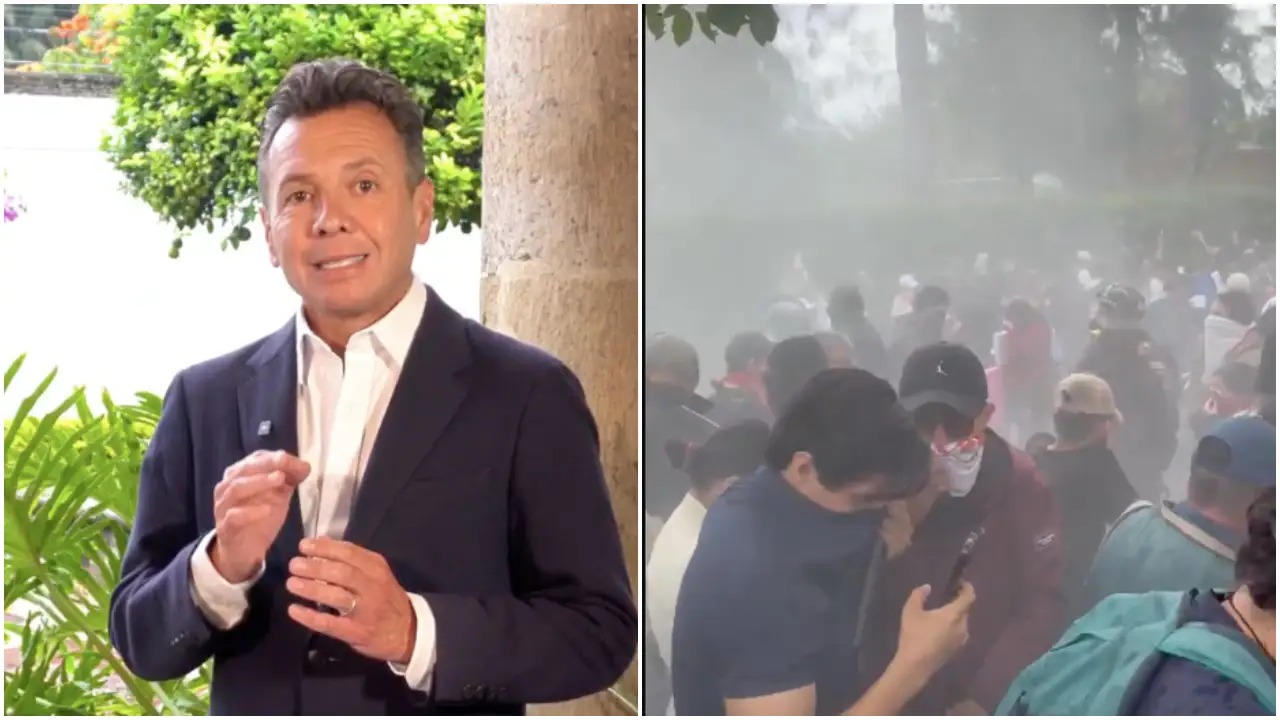[#VIDEO] “Fue un día difícil para Jalisco”: Pablo Lemus justifica represión en Guadalajara y culpa a grupo de choque tras protesta por agua limpia (por Luis Salas de Astillero Informa)