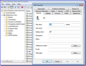Active directory attributes