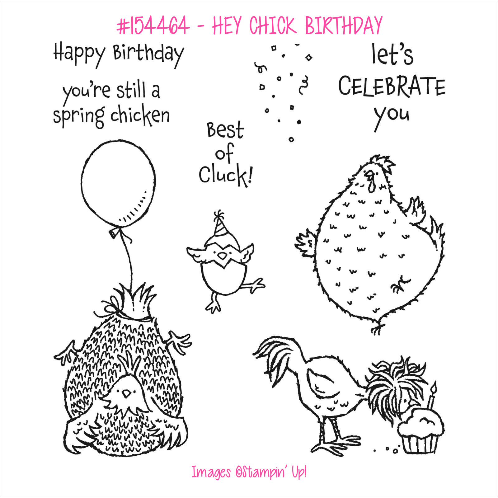 Hey Chick Stamp set
