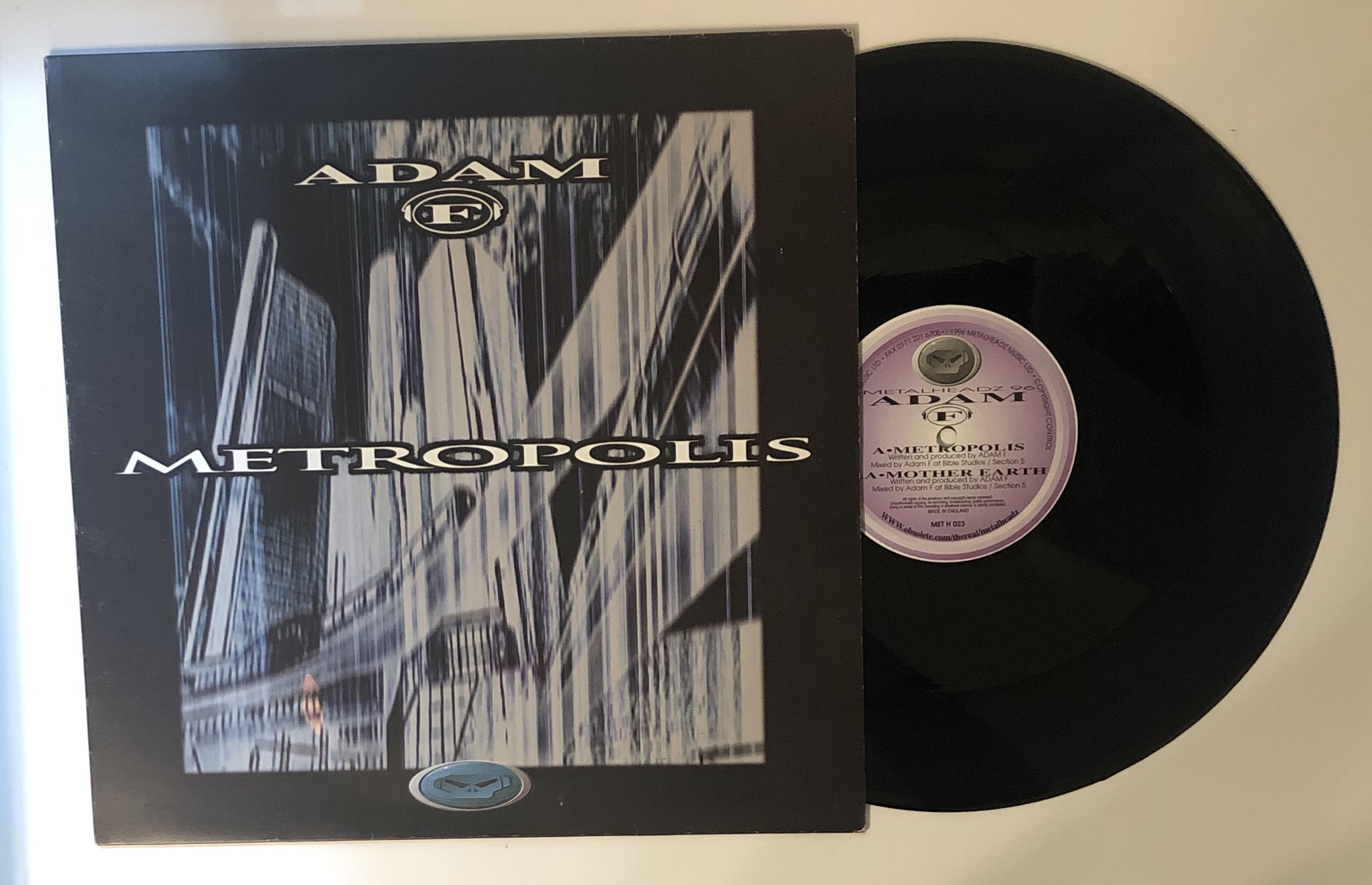 Adam F ‎– Metropolis Metalheadz | junglemaniarecords