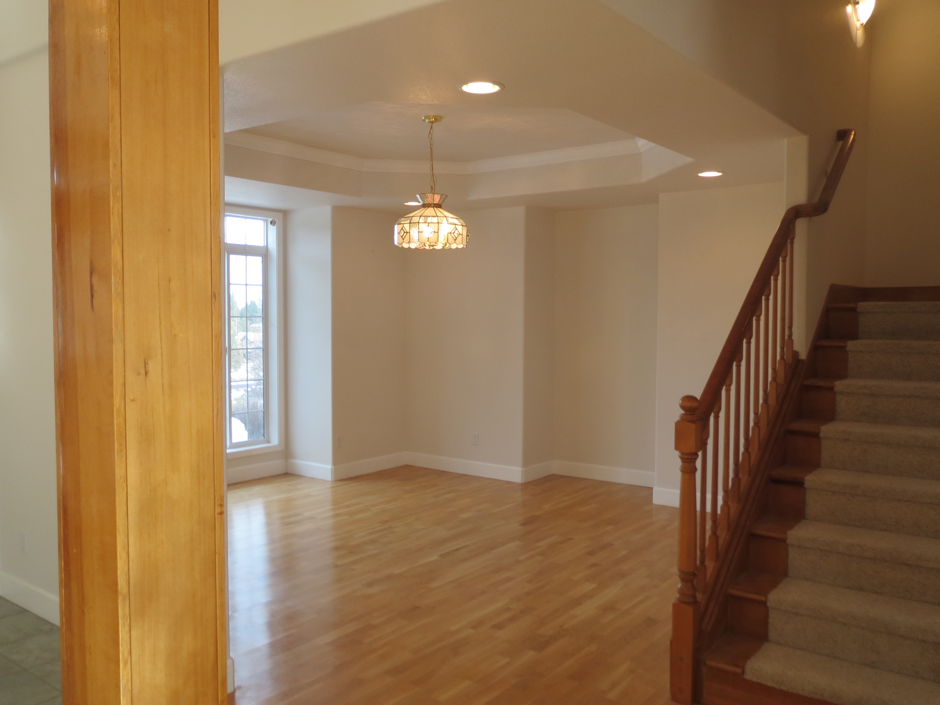 Before - boring white!