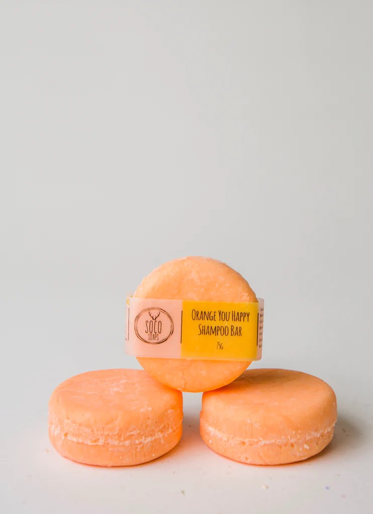 orange you happy shampoo bar