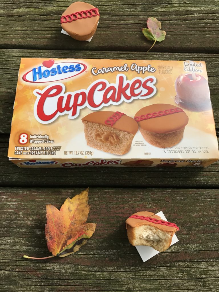 REVIEW Hostess Caramel Apple Cupcakes Junk Banter