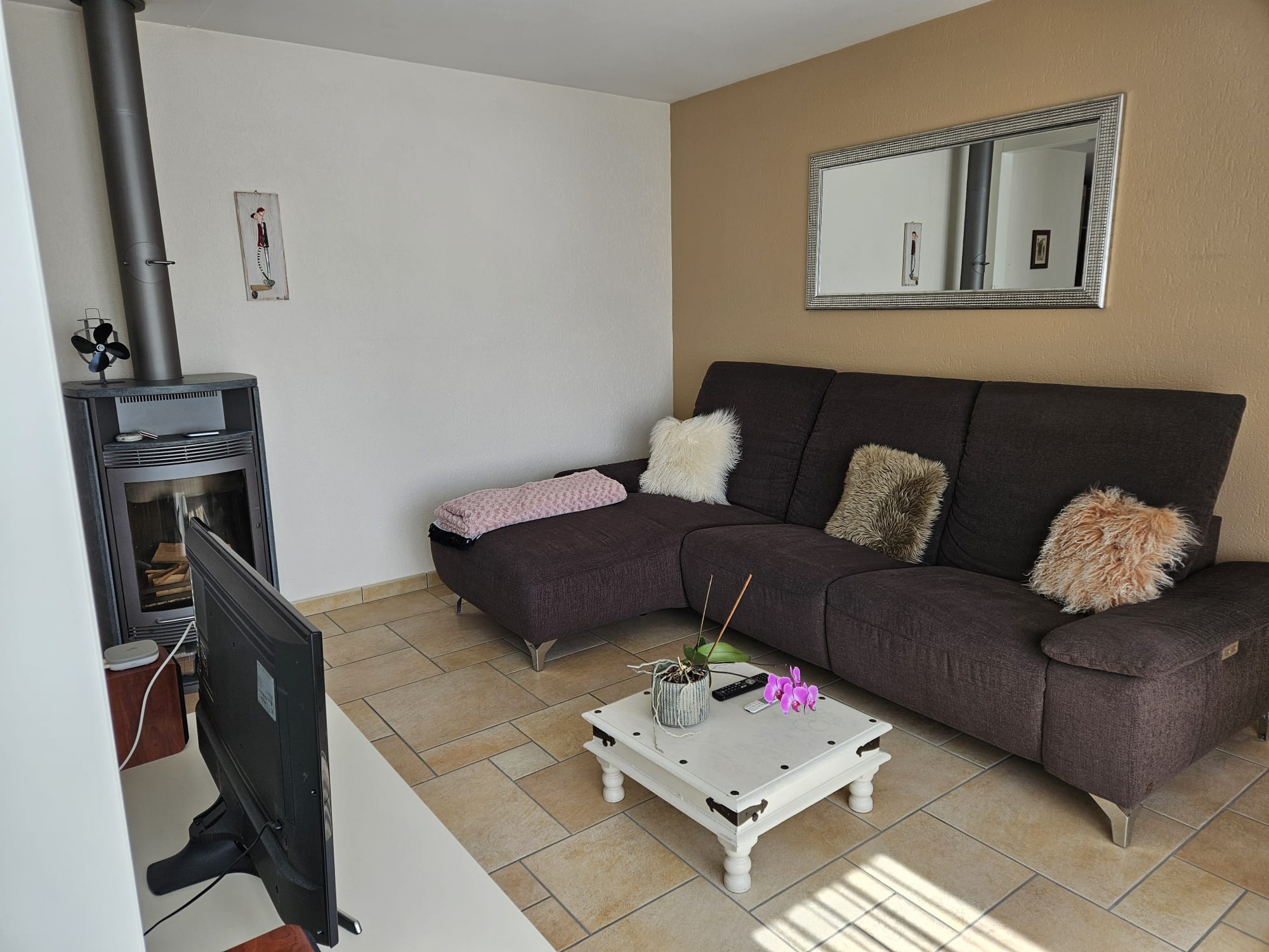 Bel appartement de 4 pièces au dernier étage – calme, lumineux, vue dégagée