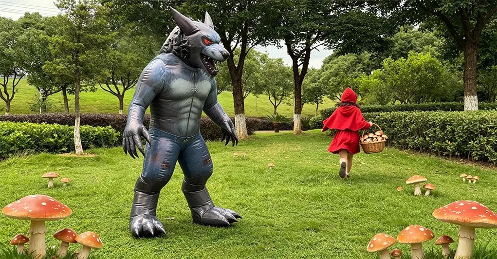 werewolf Inflatable costume