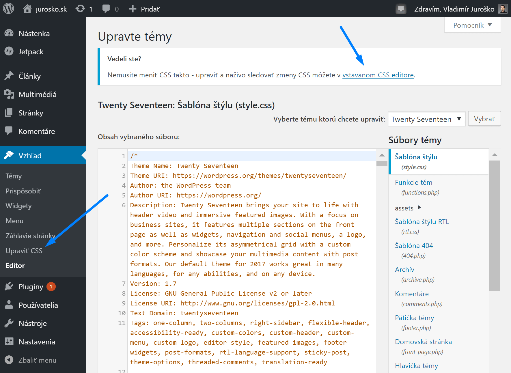 If you are customizing your wordpress blog theme by using html code,. Wordpress How To Edit Css And Php Of Themes Jurosko Com