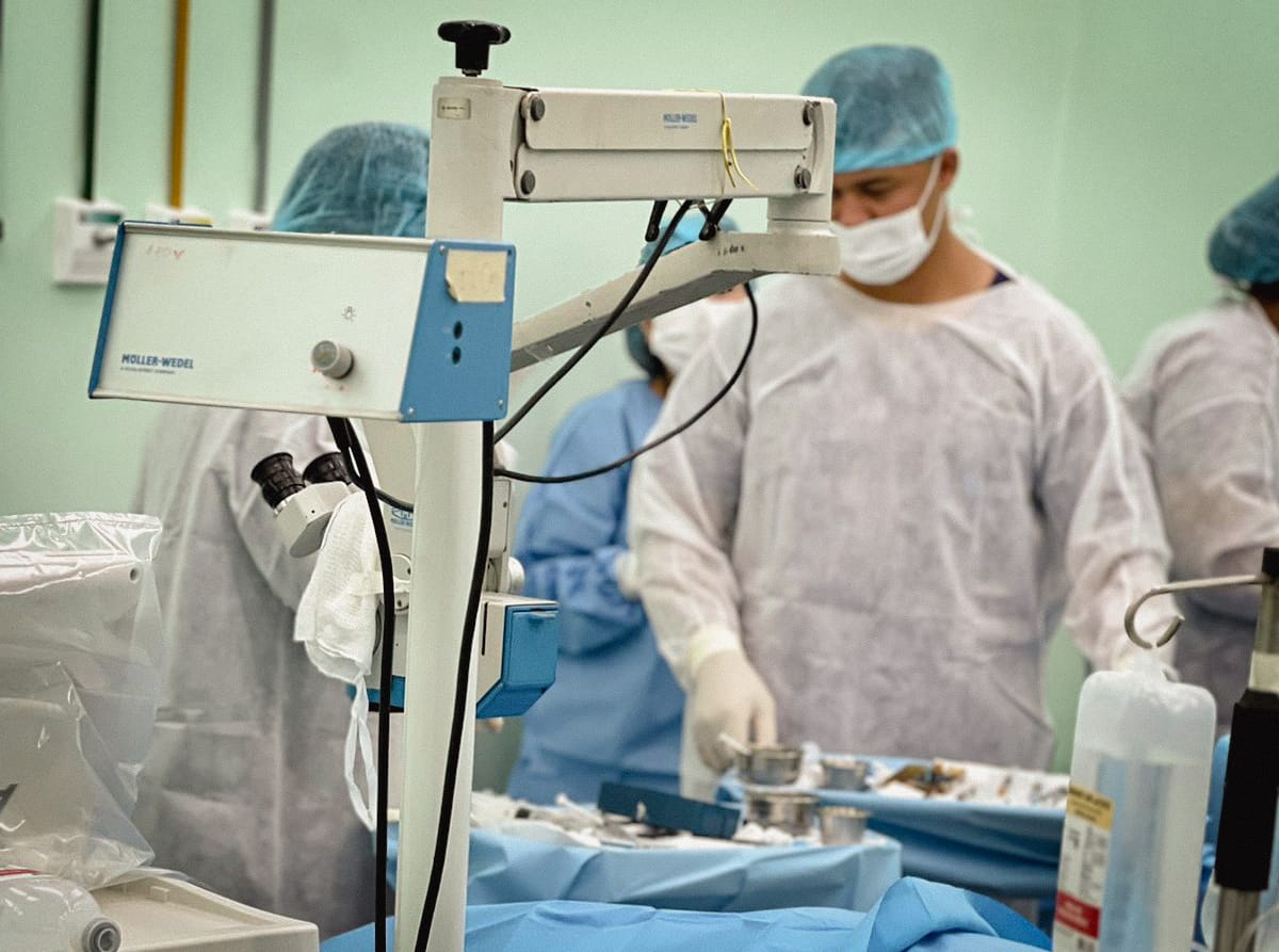 Mais de 100 pessoas são beneficiadas com cirurgias oftalmológicas em Mâncio Lima. Foto: Erisney Mesquita/Secom.